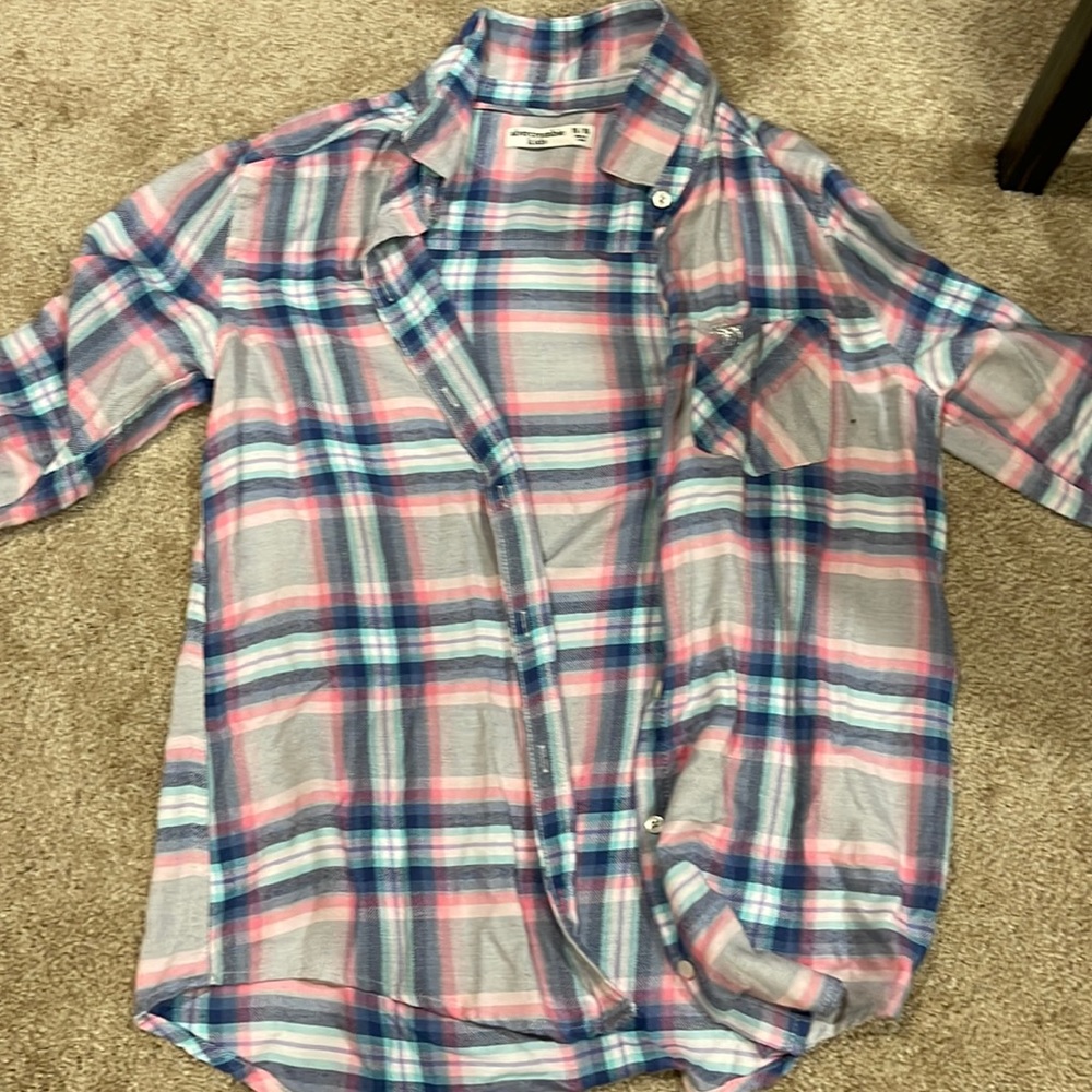Pink and Blue Kids Flannel